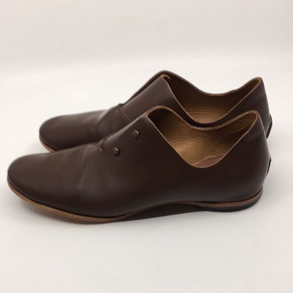 Cydwoq Flex-W Handmade in USA Brown Leather Oxfords Loafers EU size 38 1/2 - Picture 11 of 17
